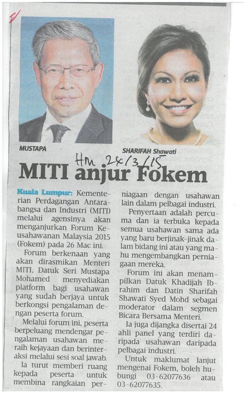 MITI anjur Fokem