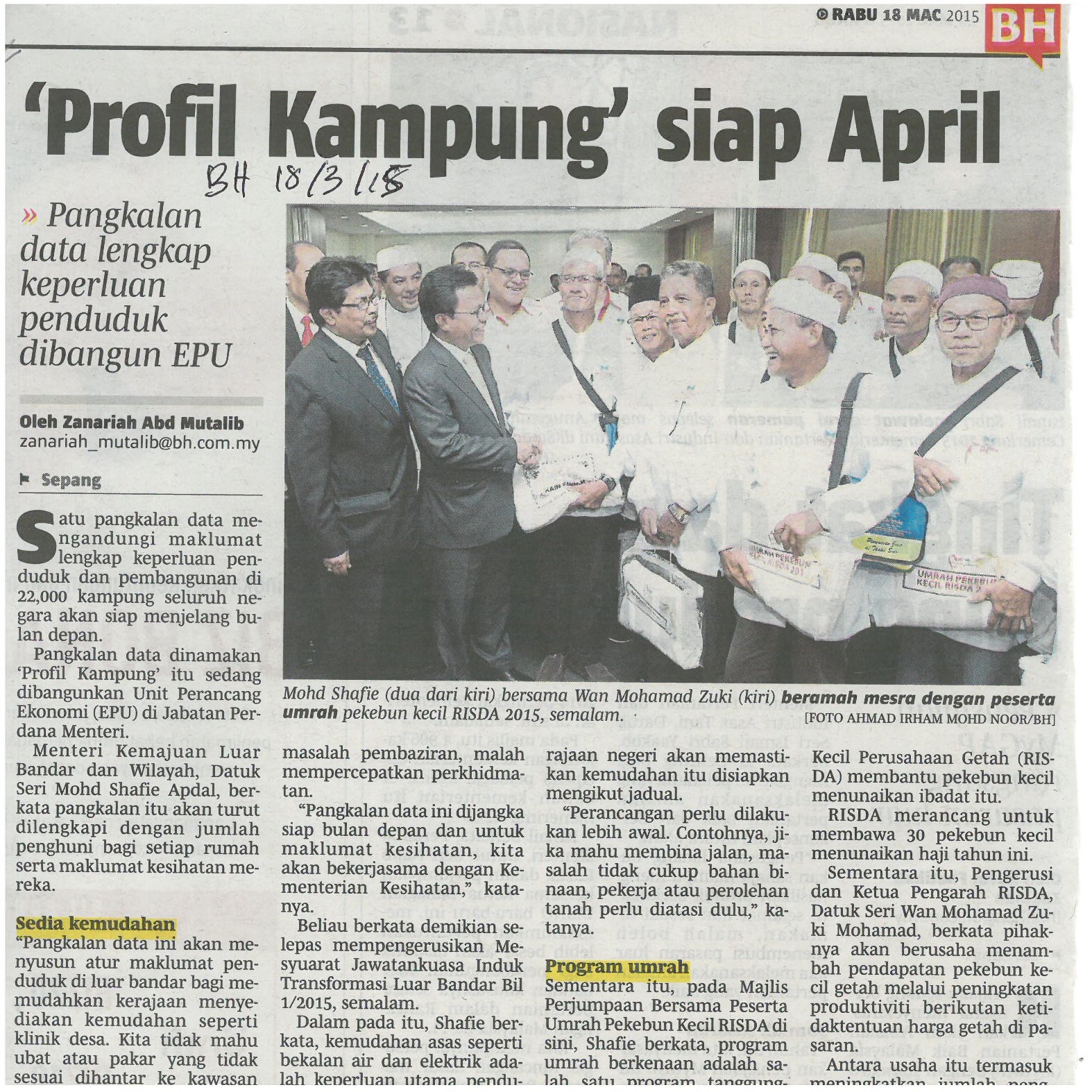 Profil Kampung siap April