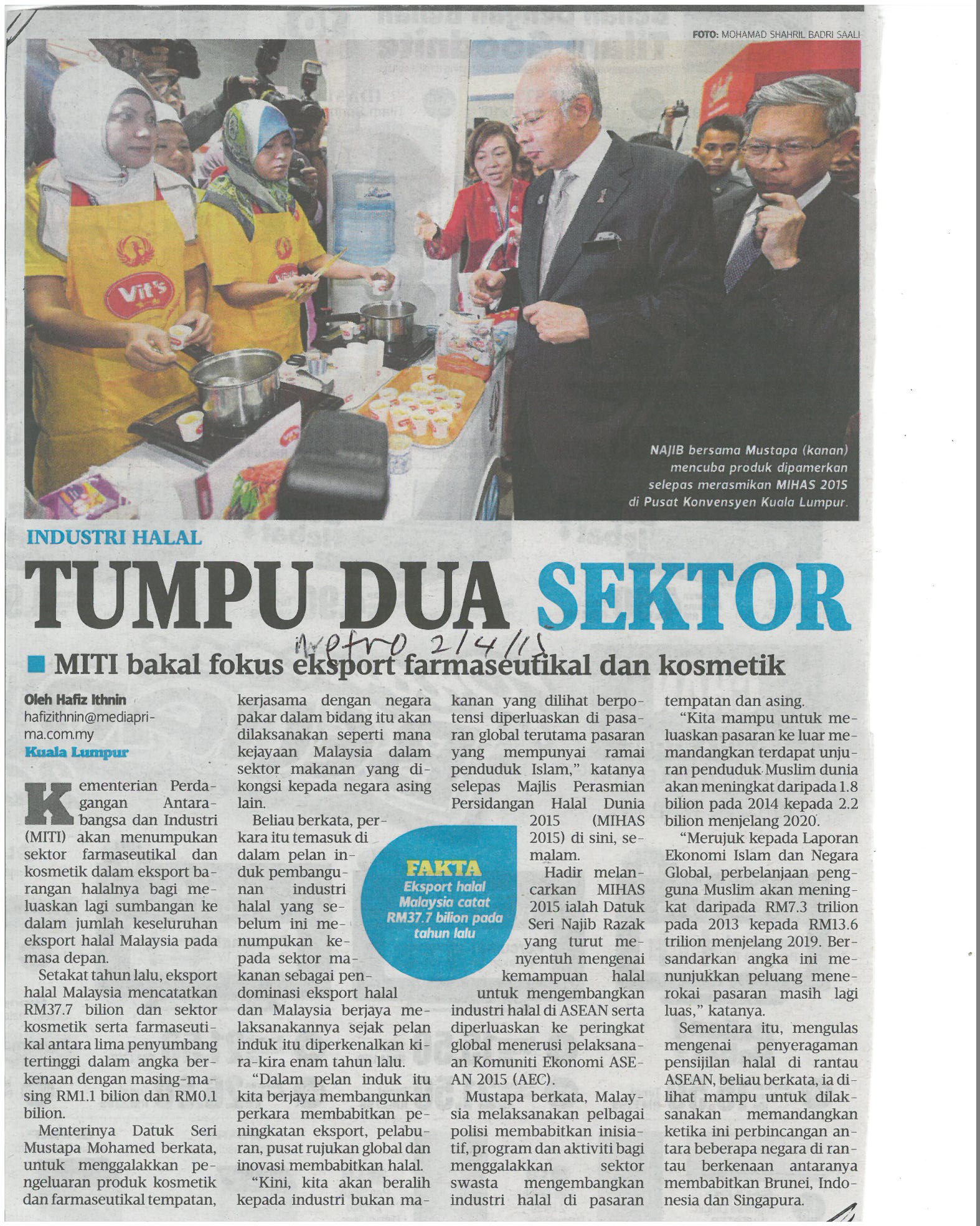 Tumpu Dua Sektor