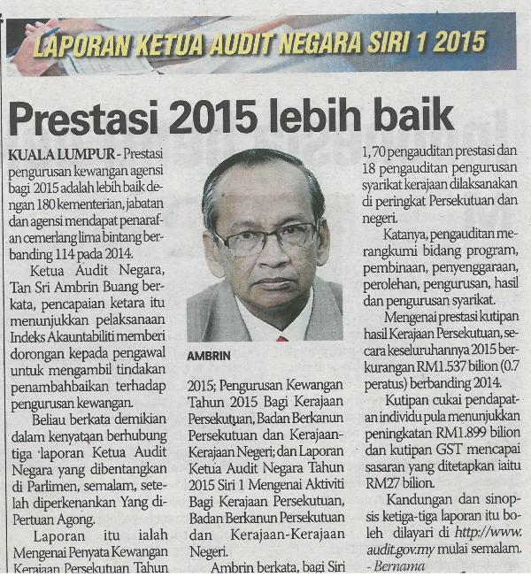 Prestasi 2015 lebih baik