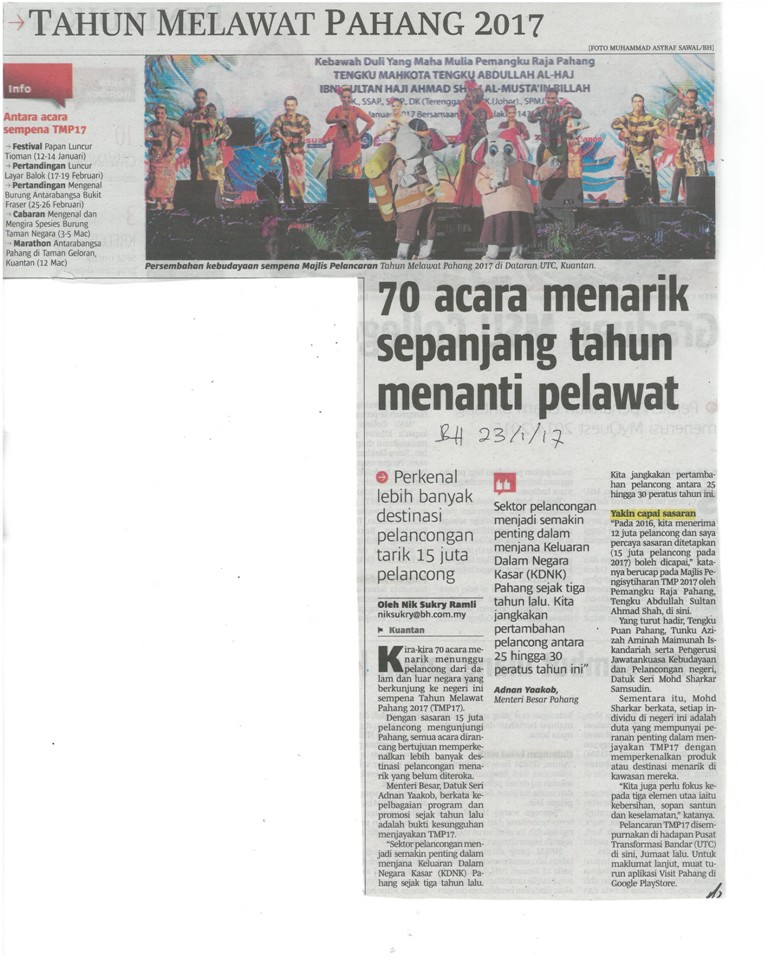 Tahun Melawat Pahang 2017