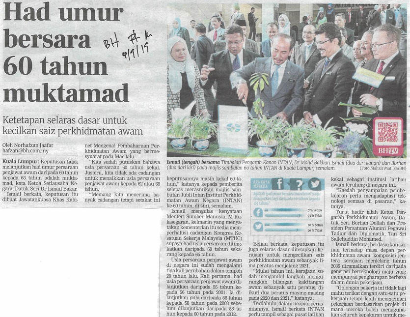 had umur bersara 60 tahun muktamad