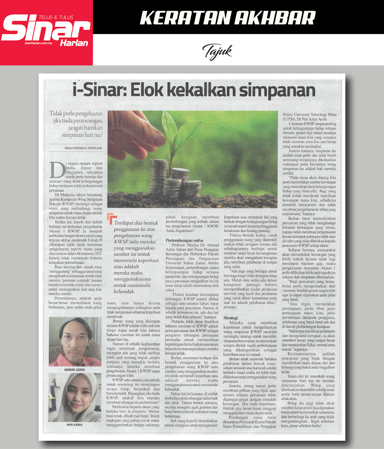 elok kekalkan simpanan