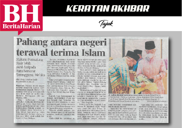 pahang antara negeri terawal terima islam